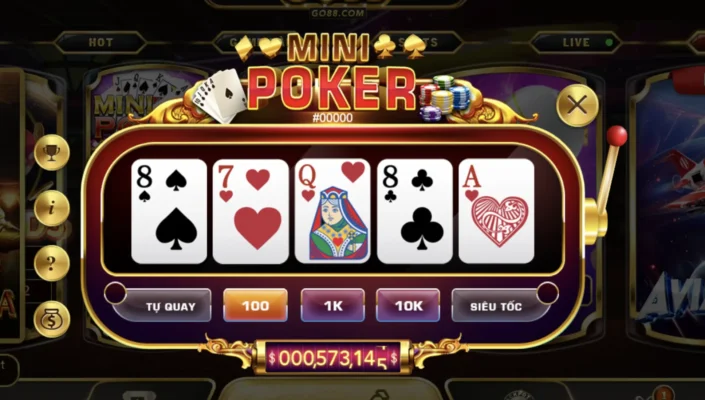 Mini Poker có nguồn gốc hình thành từ quay hũ và game bài