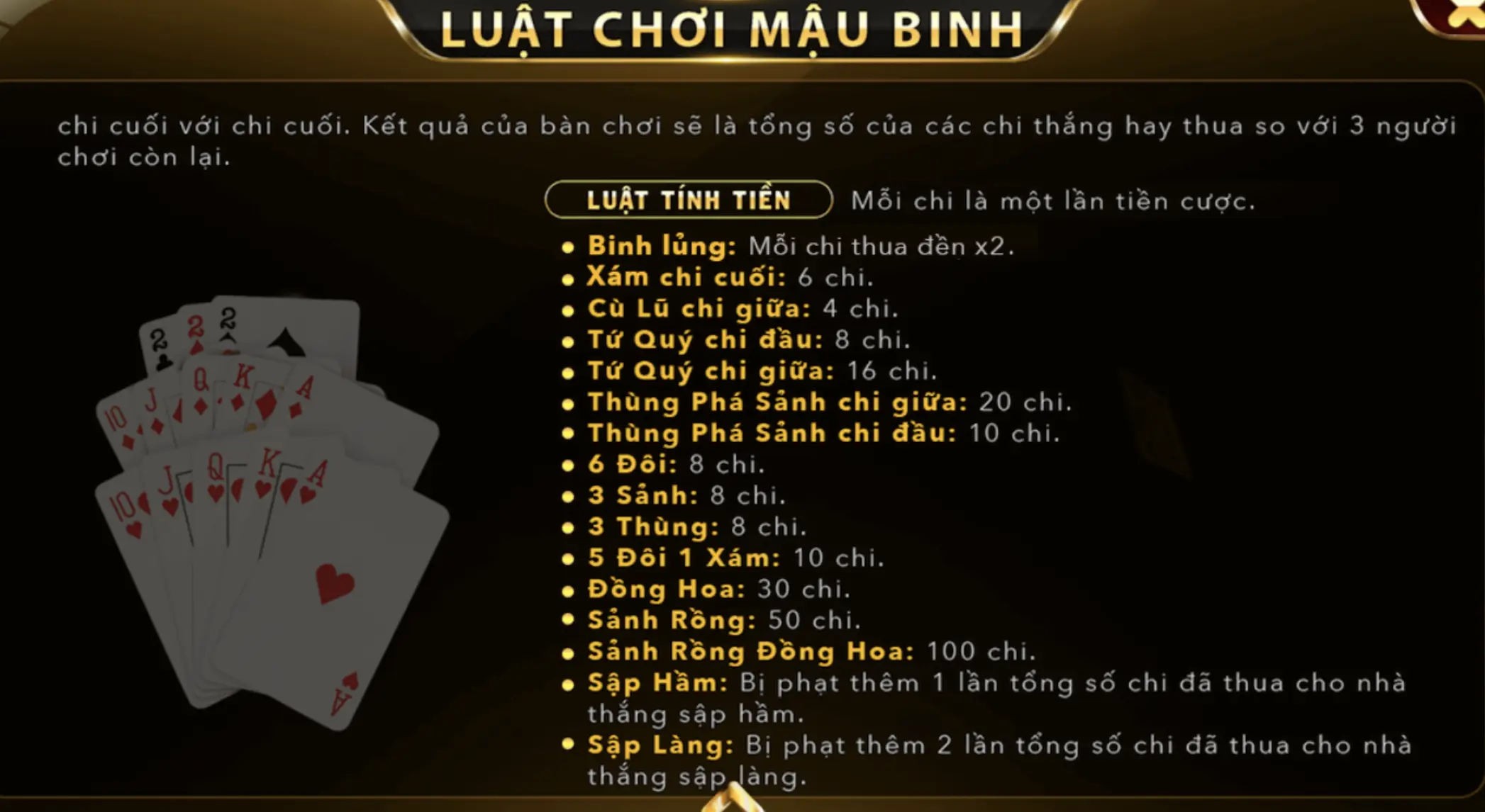 Người chơi cần có trách nhiệm khi tham gia Mậu binh tại Go88