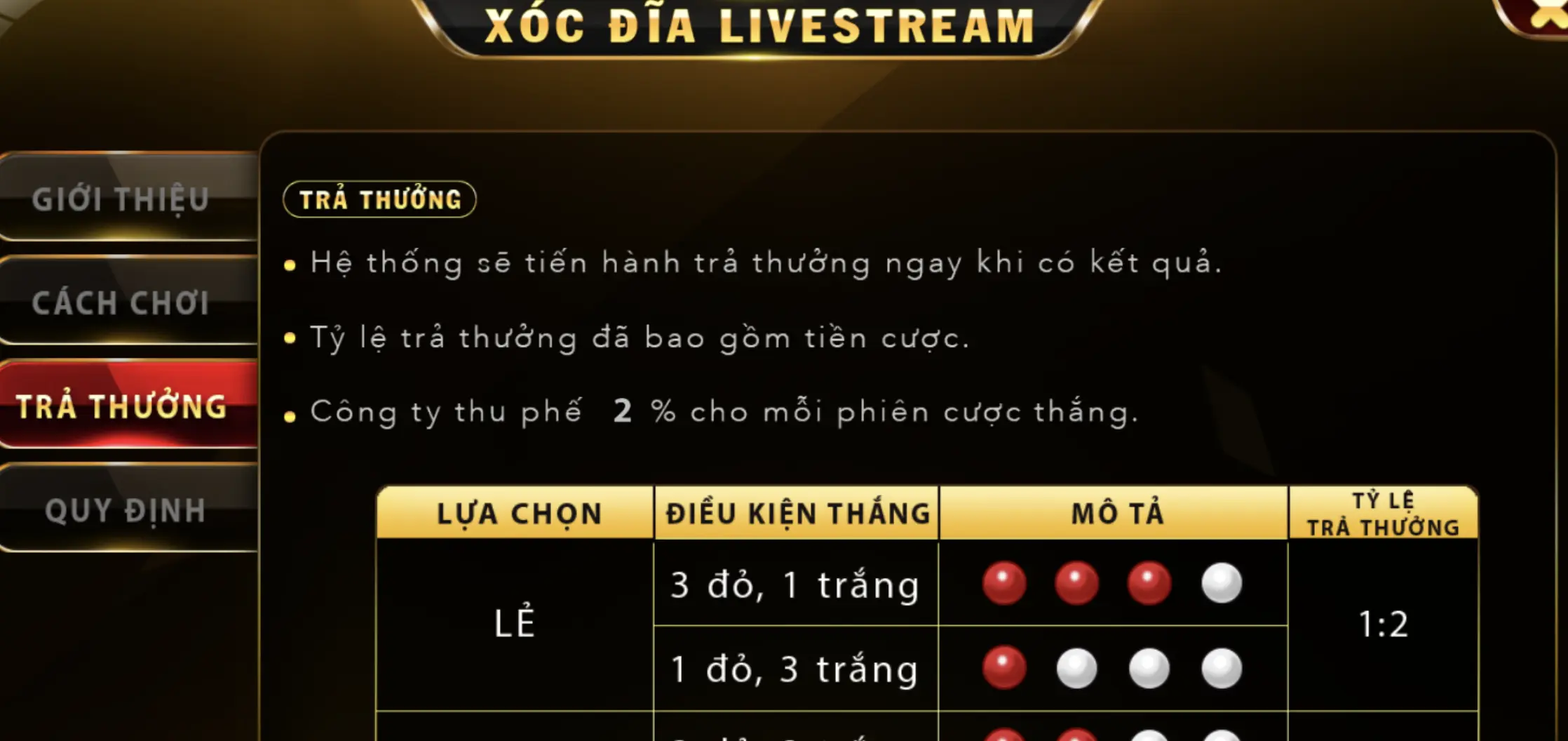 Người chơi cần nắm bắt các cách thực hiện khi thao tác tại Xóc đĩa livestrean Go88 Android