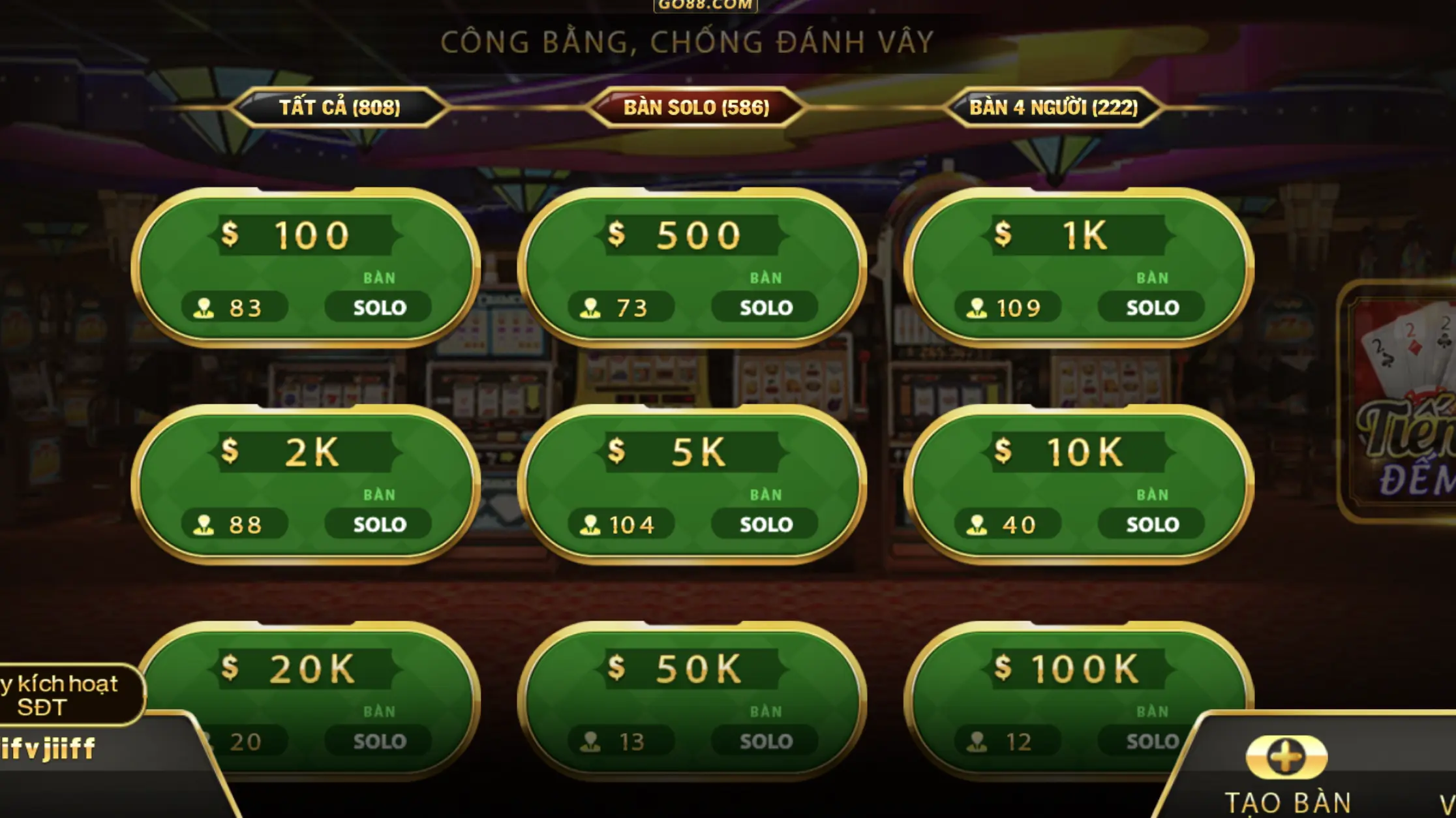 Tiến Lên Đếm Lá có cách thức chơi thu hút mọi game thủ