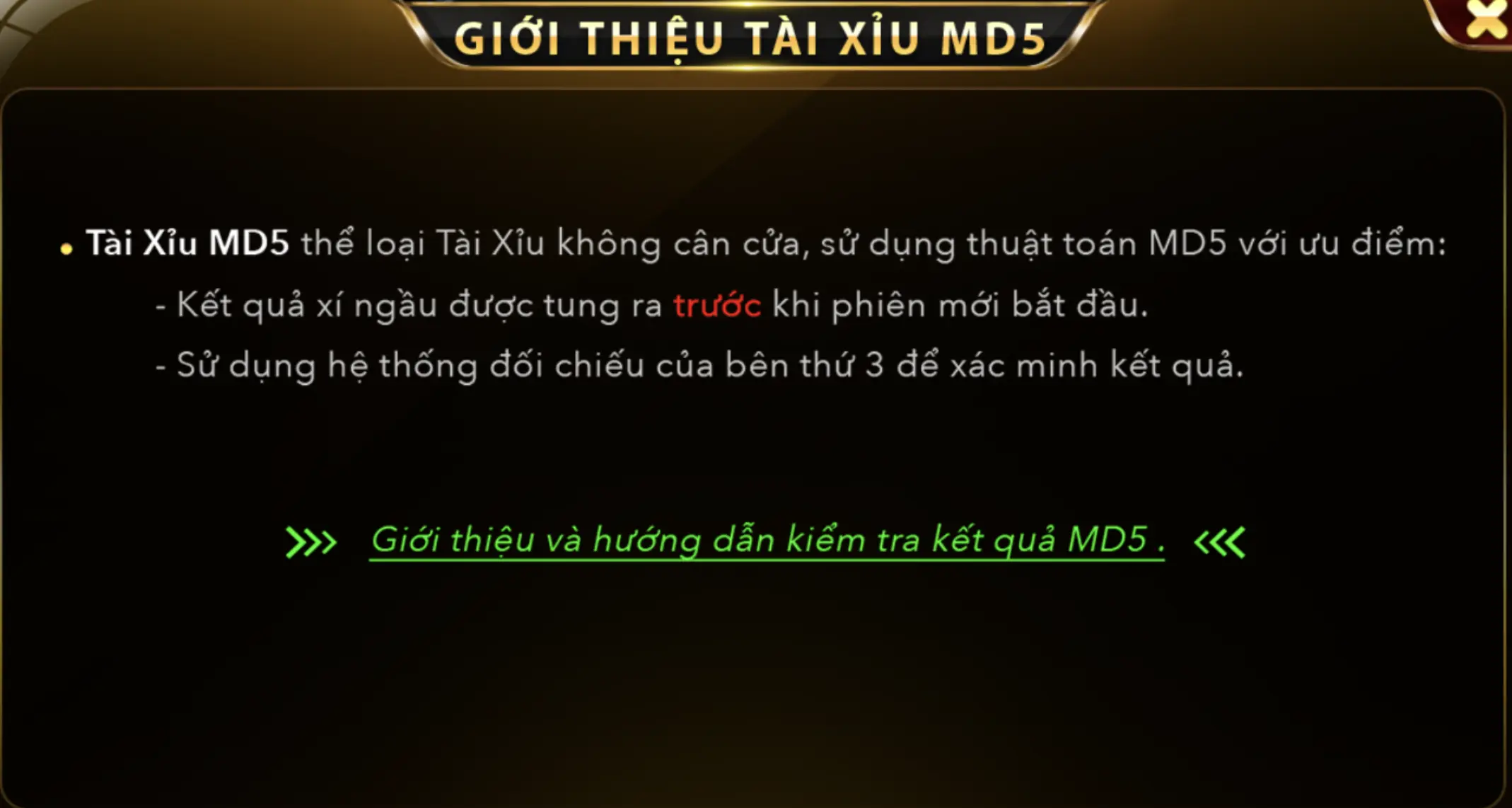 Người chơi nên tìm hiểu luật chơi khi tham gia Tài xỉu MD5 tại Go 88