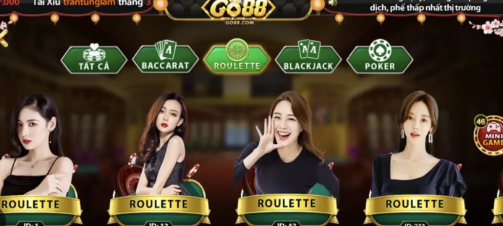 Blackjack tại Go88